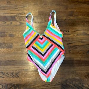 VYB Swim colorful geometric one piece XL
